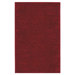 Super Texture Shag Brick Red Solid Rug