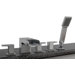 Kascade Deck Mount Roman Tub Faucet Trim