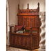 York Monastery Hardwood Entryway Storage Bench