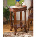 Balfour Inlaid Marble Colonnade End Table