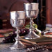 Italian Grape Harvest Pewter Goblet