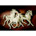 Los Tres Caballos del Castillo Alomar Wall Sculpture