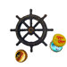 Captain's Boat Wheel Cast Iron Bottle Opener