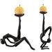 Les Acrobates Sculptural Candleholders (Set of 2)