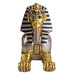 Grand Gilded Egyptian Sphinx Statue
