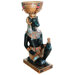Egyptian God Khnum Pedestal Urn Statue