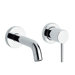 Luxe Single Handle Wall Mount Bathroom Faucet