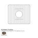 Stainless Steel Sink Grid for Farmhaus Firelay Reversible Sink