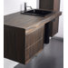 Aeri Wood Unit with Double Drawer