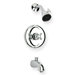 Metrohaus Pressure Balance Diveter Tub and Shower Faucet WH0869700C