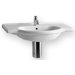 China Wall Mount Bath Vanity Bath Basin with Integrated Chrome Overflow