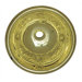 Decorative Drop-in Round Floral Pattern Textured Basin