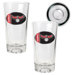 NBA Pint Ale Glass 2 Piece Set with Basketball Bottom - Oval Logo