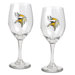 NFL 14 Oz Wine Glass (Set Of 2)