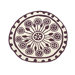 Rangoli Ivory/Maroon Rug