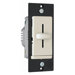 TradeMaster 600W Decorator Single Pole Slide Dimmer in Light Almond