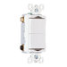 TradeMaster 15A120V Decorator Double Throw Momentary Contact Switch Center Off in White
