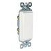 TradeMaster 15A120V Decorator Switch Single Pole in White