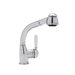 Pullout One Handle Single Hole Side Country Kitchen Faucet with Lever Handle