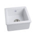 Single Bowl Undermount or Drop in Fireclay Kitchen or Prep Sink