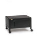 Printer Stand with Cabinet & Door in Black