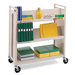 Metal Double-Side Booktruck