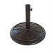 13" Free Standing Round Cast Stone Umbrella Base
