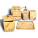 Natural Home Decor Amazon Forest Bath Accessory Set in Brown Marble