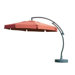 350cm Ampelschirm "Easy Sun Premium" in Anthrazit / Terracotta