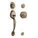 Plymouth Handleset with Siena Interior Knob