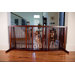 Slide Pet Gate in Walnut