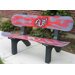 Snow Board Recycled Plastic Garden Bench