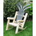 Children's Hockey Adirondack Log Chair