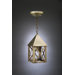 York 11" Medium Base Socket Pyramid Top X-Bars Hanging Lantern