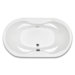 Antigua 41 x 70 x 23" Oval Soaking Bathtub