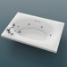 Bermuda 42 x 60 x 23" Rectangular Air and Whirlpool Jetted Bathtub