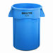 Brute Vented Trash Receptacle, Round, 44 Gal