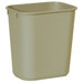 Rubbermaid Commercial - Deskside Wastebaskets Large Rectangular Soft 41-1/4Qt Cap. Wastebasket: 640-2957-Bla - large rectangular soft 41-1/4qt cap. wastebasket