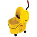 WaveBrake&reg; Down Press Combo's - mopping bucket and wringer combination pk-yellow