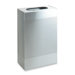 Rectangular Waste Recept.,13 Gal,19-1/2"x10"x30",Silver