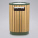 Regent 50 Series 12 Gallon Round Sand Top Ash/Trash Receptacle