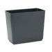 Designer 2 Wastebasket in Black