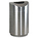 Eclipse Open Stainless Steel Top Waste Receptacle