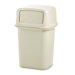 Ranger Fire-Safe Container, Square, Structural Foam, 45gal, Beige