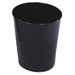 Fire-Safe Wastebasket, Round, Steel, 6.5gal, Black                                                                           