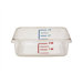 Polycarbonate Square Storage Container (2 U.S. qt.)