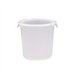 Polyethylene Round Storage Container (8 U.S. qt.)