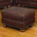 Juno Leather Ottoman