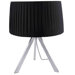 Home Design Zymeth One Light Table Lamp in Black