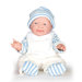 Lucas - 14" Real Boy Vinyl Doll with Blue Terry and Fleece Outfit